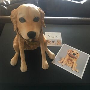 Artist Made Lab/Golden Retriever Sculpture